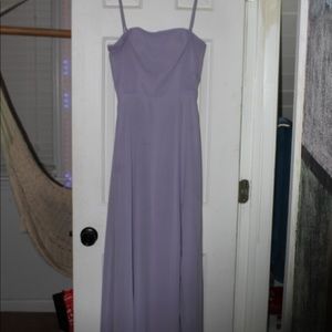 dear cleo lavendar prom/bridesmaid dress w removable straps